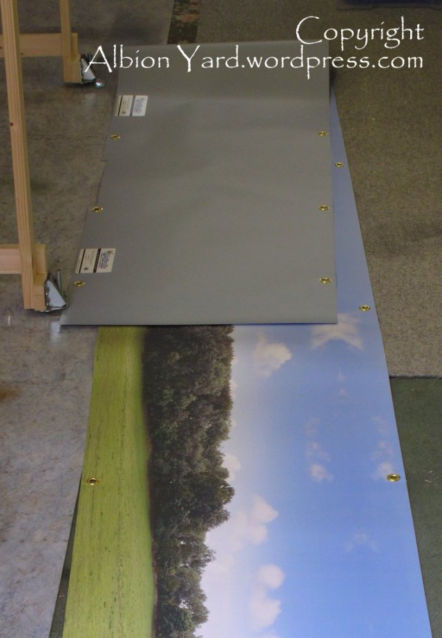 14ft of digital print prior to installation